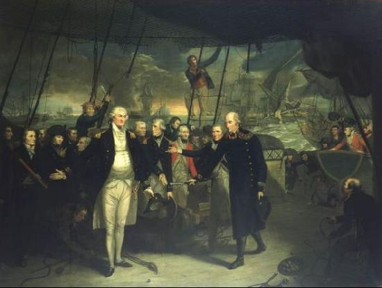  Duncan Receiving the Surrender of de Winter at the Battle of Camperdown